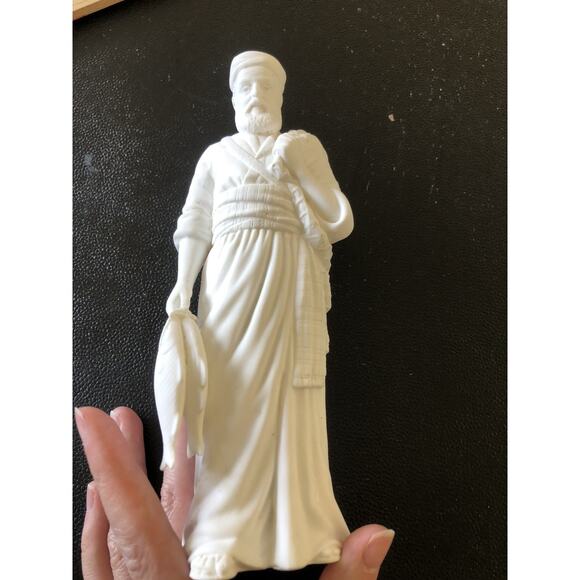 Lenox The Nativity-White Fisherman Bisque Vintage - Picture 1 of 7